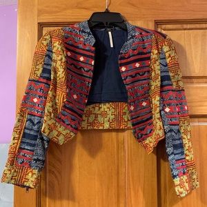 Colorful Free People jacket